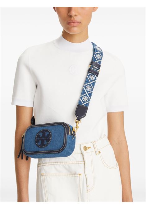 Borsa a tracolla Miller mini in denim blu Tory Burch - donna TORY BURCH | 158637426